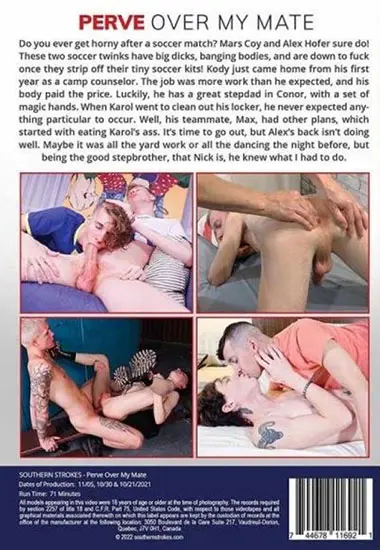 Perve Over My Mate | Southern Strokes | DVD(back cover)