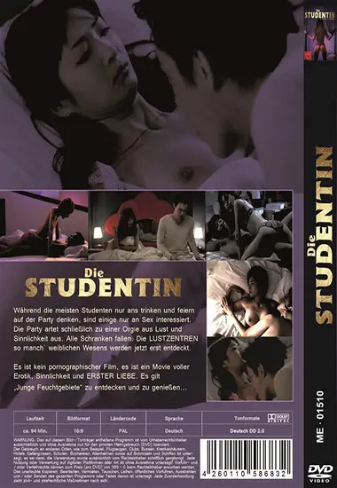 Die Studentin (FSK 18) | Artworks Entertainment | DVD(back cover)