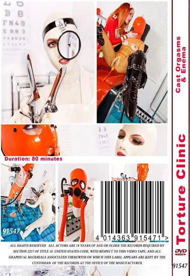 Torture Clinic - Cast Orgasms andamp; Enema | Belrose | DVD(back cover)
