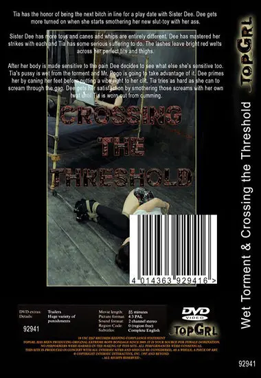 Topgrl - Wet Torment andamp; Crossing The Threshold | Belrose | DVD(back cover)