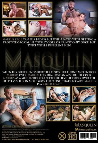 Kaged Beast | Masqulin | DVD(back cover)