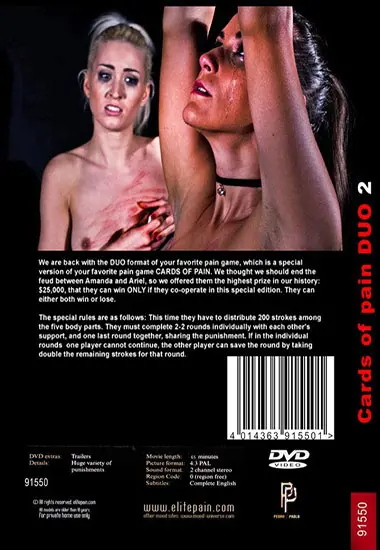Elite Pain - Cards Of Pain Duo 2 | Belrose | DVD(back cover)