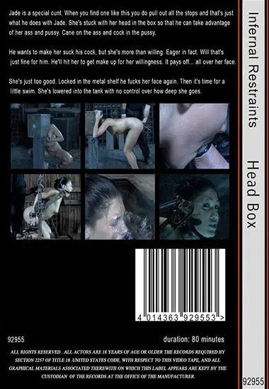 Infernal Restraints - Head Box | Belrose | DVD(back cover)