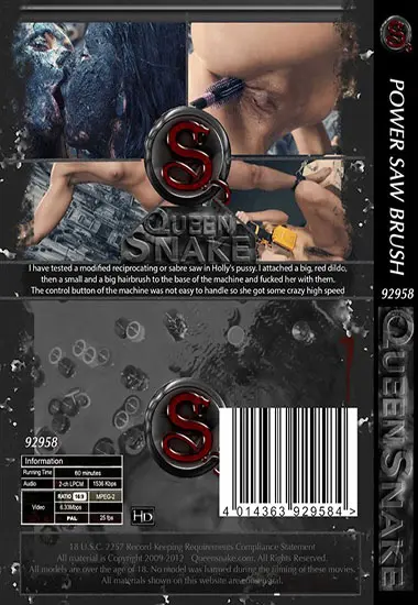 Queensnake - Power Saw Brush(Belrose) at sexvideoall.com(back cover)