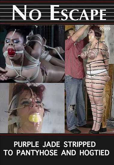 No Escape - Purpel Jade Stripped To Pantyhose And Hogtied | Belrose | DVD