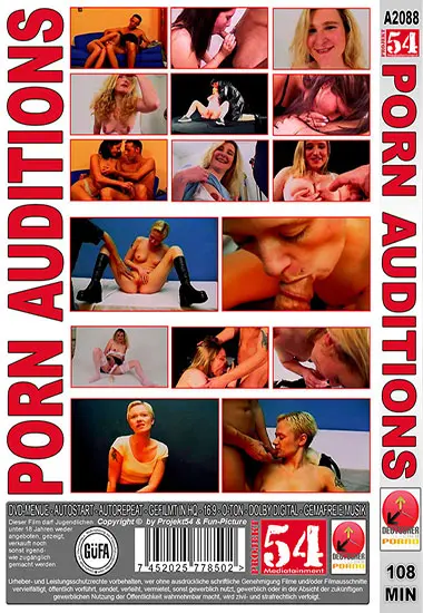 Porn Auditions - Lust zum Casting(Projekt 54)(back cover)