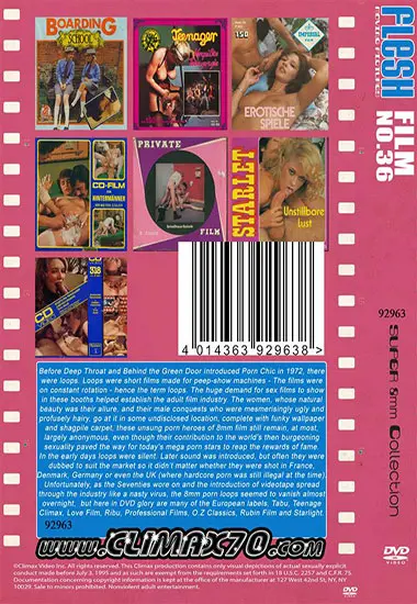 Flesh Film No. 36(Belrose) at sexvideoall.com(back cover)