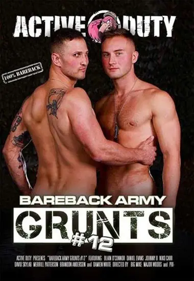 Bareback Army Grunts 12 | ACTIVE DUTY | DVD