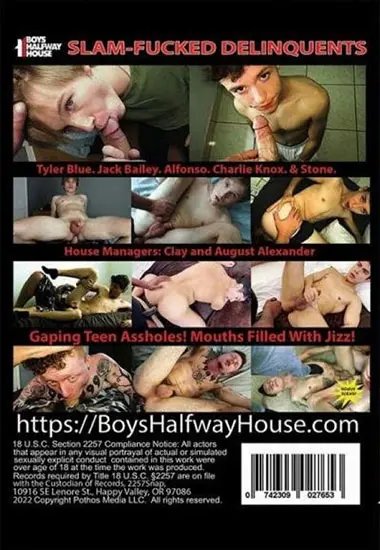 Slam-Fucked Delinquents | Boys Halfway House | DVD(back cover)
