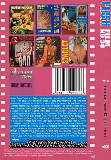 Flesh Film No. 38 | Belrose | DVD(back cover)