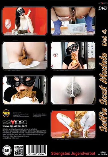 Selfie Scat Models Vol. 4 | SG-Video | DVD(back cover)