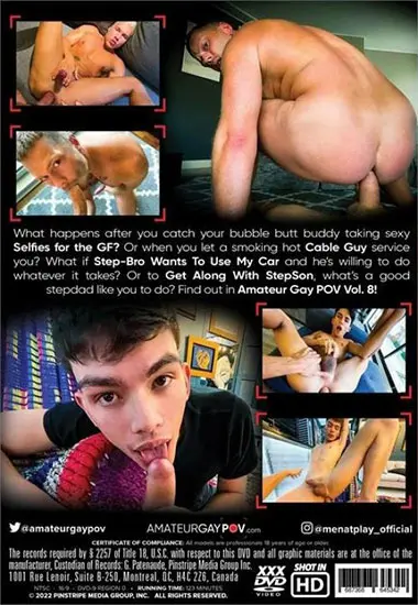 Amateur Gay POV 08 | Amateur Gay POV | DVD(back cover)