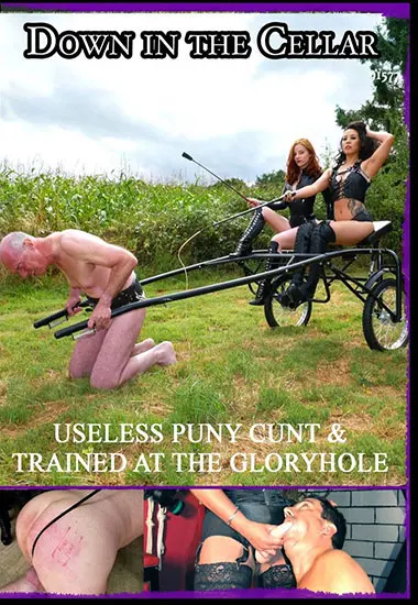 DOWN IN THE CELLAR - Useless Puny Cunt andamp; Trained At The Gloryhole | Belrose | DVD