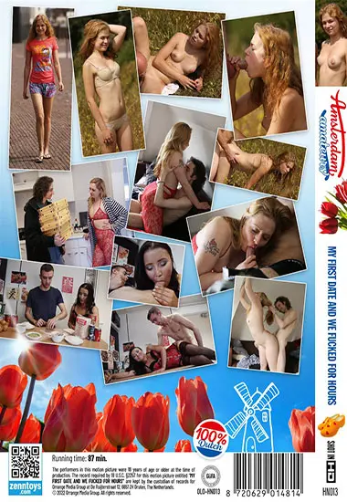 My First Date And We Fucked For Hours | Amsterdam Amateurs | DVD(back cover)