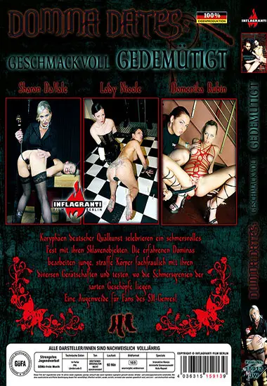 Domina Dates - Geschmackvoll gedemand#252;tigt | Inflagranti | DVD(back cover)
