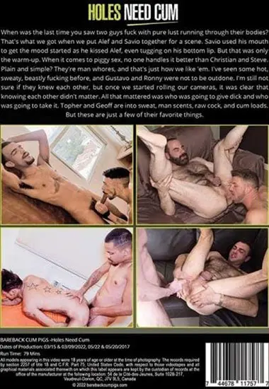 Holes Need Cum(Bareback Cum Pigs) at sexvideoall.com(back cover)