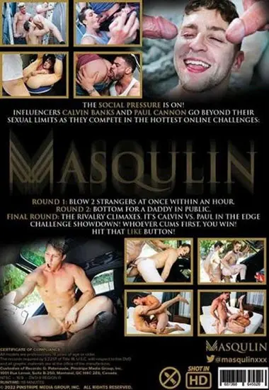 Social Pressure | Masqulin | DVD(back cover)