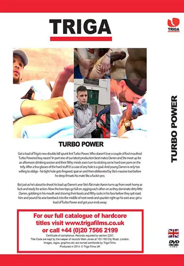 Triga Films: Turbo Power | STAXUS | DVD(back cover)