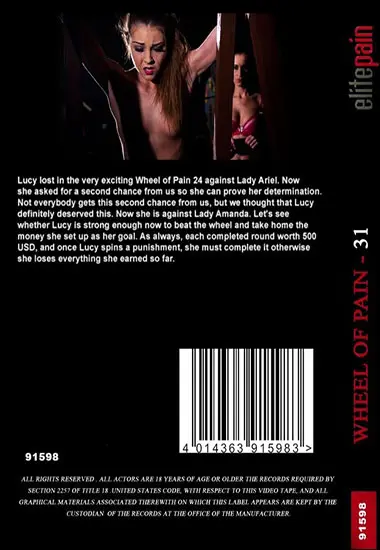 ELITE PAIN - Wheel Of Pain 31 | Belrose | DVD(back cover)
