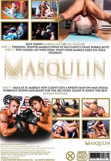 The Trainer Markus Kage | Masqulin | DVD(back cover)