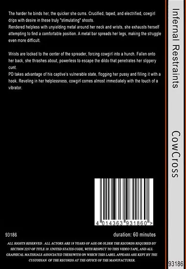 INFERNAL RESTRAINTS - CowCross | Belrose | DVD(back cover)
