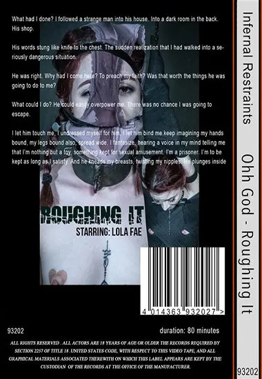 INFERNAL RESTRAINTS - Ohh God - Roughing It | Belrose | DVD(back cover)