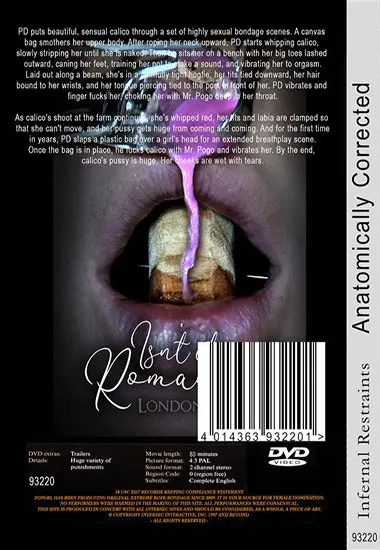 INFERNAL RESTRAINTS - Anatomically Corrected | Belrose | DVD(back cover)
