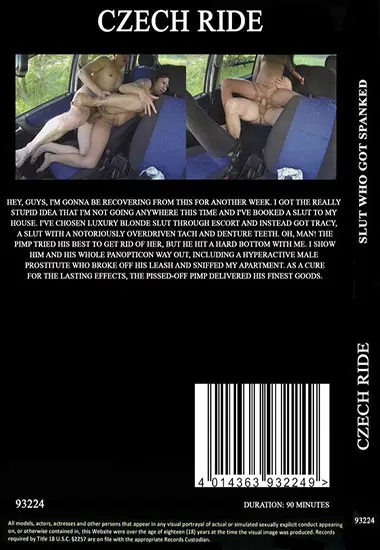 Czech Ride - Slut Who Got Spanked | CZECH(back cover)
