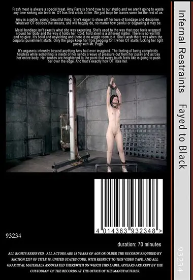 INFERNAL RESTRAINTS - Fayed To Black | Belrose | DVD(back cover)