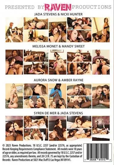 Wild Interracial Threesomes(RAVEN PRODUCTIONS)(back cover)