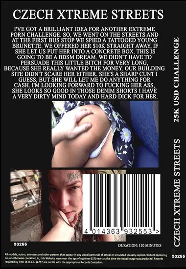Czech Xtreme Streets - 25K USD Challenge | CZECH(back cover)
