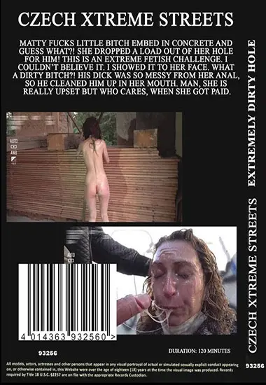 Czech Xtreme Streets - Extremely Dirty Hole(CZECH)(back cover)