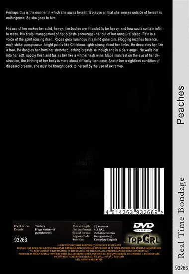 REAL TIME BONDAGE - Peaches(Belrose) at sexvideoall.com(back cover)