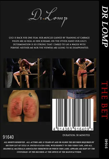 DR. LOMP - The Bet | Belrose | DVD(back cover)