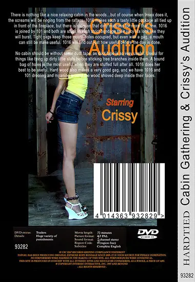 HARDTIED - Cabin Gathering andamp; Crissyand#180;s Audition | Belrose | DVD(back cover)