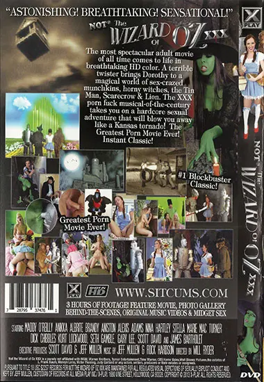 Not the Wizard of Oz XXX(Unknown) at sexvideoall.com(back cover)