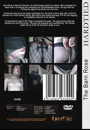 HARDTIED - The Barn Rose | Belrose | DVD(back cover)