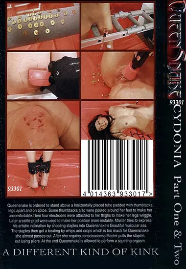 QUEENSNAKE - Cydonia Part One andamp; Two | Belrose | DVD(back cover)