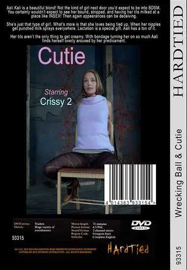 HARDTIED - The Wrecking Ball andamp; Cutie | Belrose | DVD(back cover)