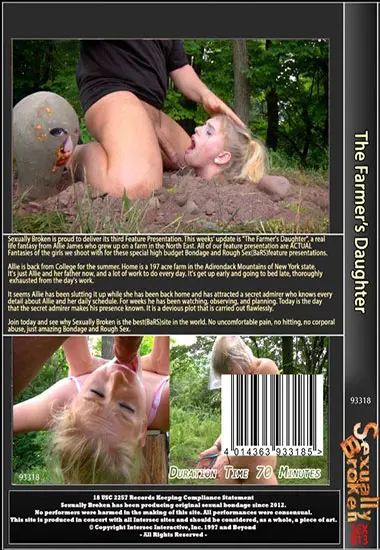 SEXUALLY BROKEN - The Farmerand#180;s Daughter | Belrose | DVD(back cover)