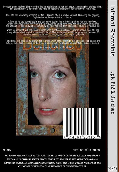 INFERNAL RESTRAINTS - Epic Pt.2 andamp; Benched | Belrose | DVD(back cover)