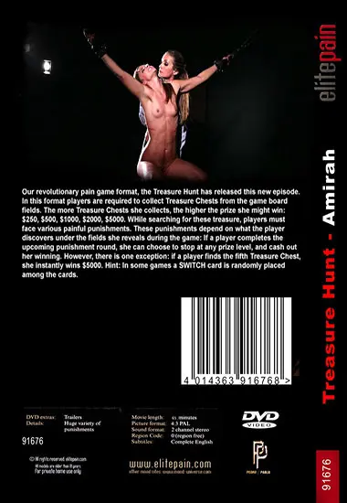 ELITE PAIN - Treasure Hunt - Amirah | Belrose | DVD(back cover)