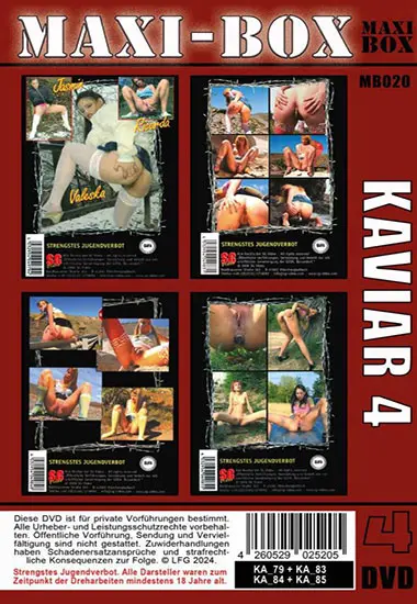 BOX Big-Box KAVIAR 4 / Kaviar Amateur 79,83,84,85 | Unknown | DVD(back cover)