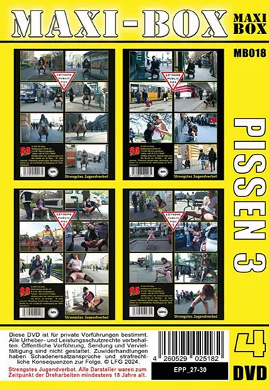 BOX Big-Box PISSEN 3 / Extreme Public Piss 27-30 | Unknown | DVD(back cover)