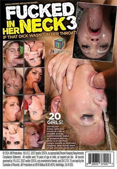 Fucked in Her Neck 03 | JM Productions | DVD(back cover)