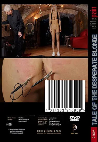 ELITE PAIN - Tale Of The Desperate Blonde | Belrose | DVD(back cover)
