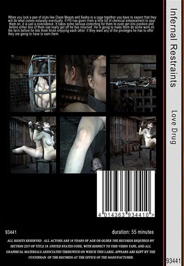 INFERNAL RESTRAINTS - Love Drug | Belrose | DVD(back cover)