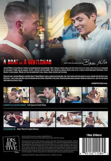 A Brat and A Gentleman | Disruptive Films | DVD(back cover)
