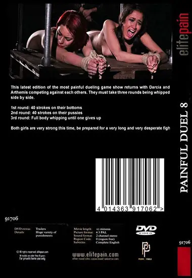 ELITE PAIN - Painful Duel 8 | Belrose | DVD(back cover)