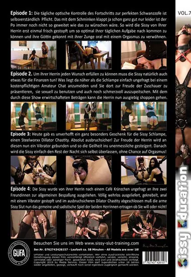 Sissy Education - Extremely used | Sissy Eduction | DVD(back cover)
